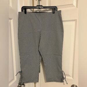 Wild Fable Black and White Gingham Pants